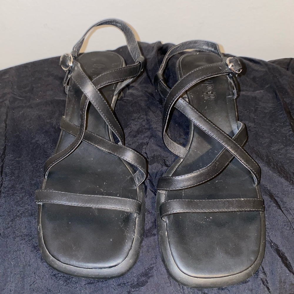 Camper Black Strappy Sandals